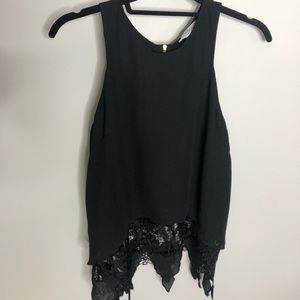 Elegant lace crop top